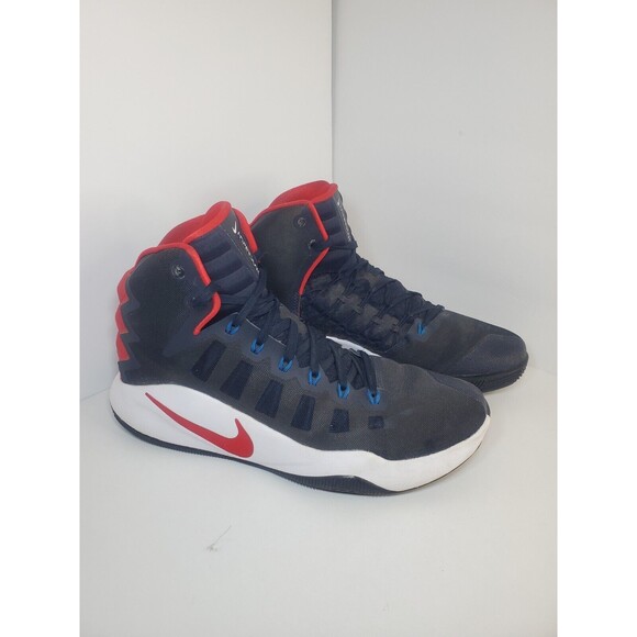Nike Zoom Hyperdunks High Top Sneaker US 11 Mens Olympic 2016 Lace Up EU 45 - Picture 6 of 12